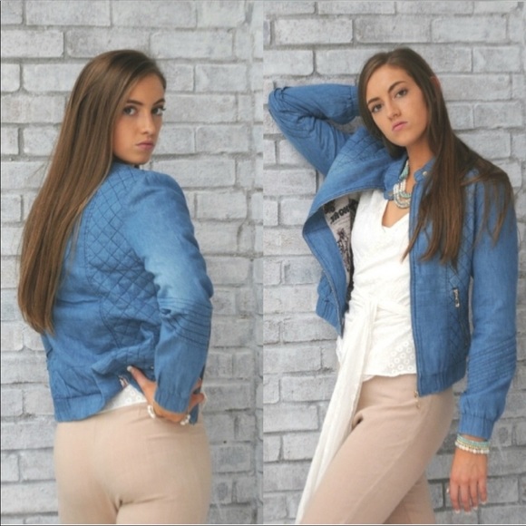 NEW!  DENIM JACKET - Picture 5 of 8